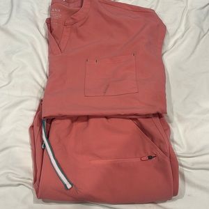 Dolan scrubs mauve  set